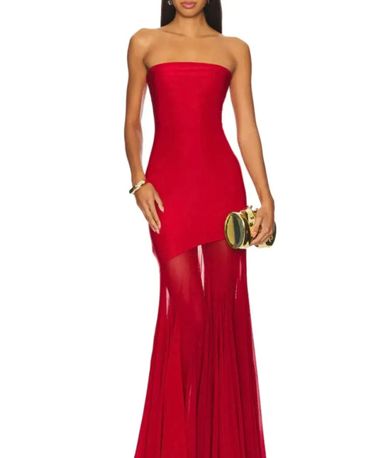 Deme By Gabriella Dahlia Gown Red Size AU 10