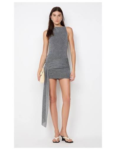 BEC AND BRIDGE ASTRA DRAPE MINI DRESS SIZE 8