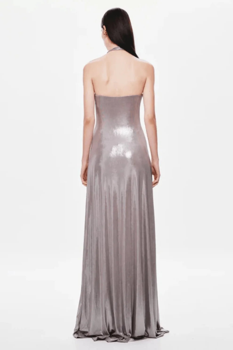 Misha Jennifer Foil Jersey Cinder Size S/8