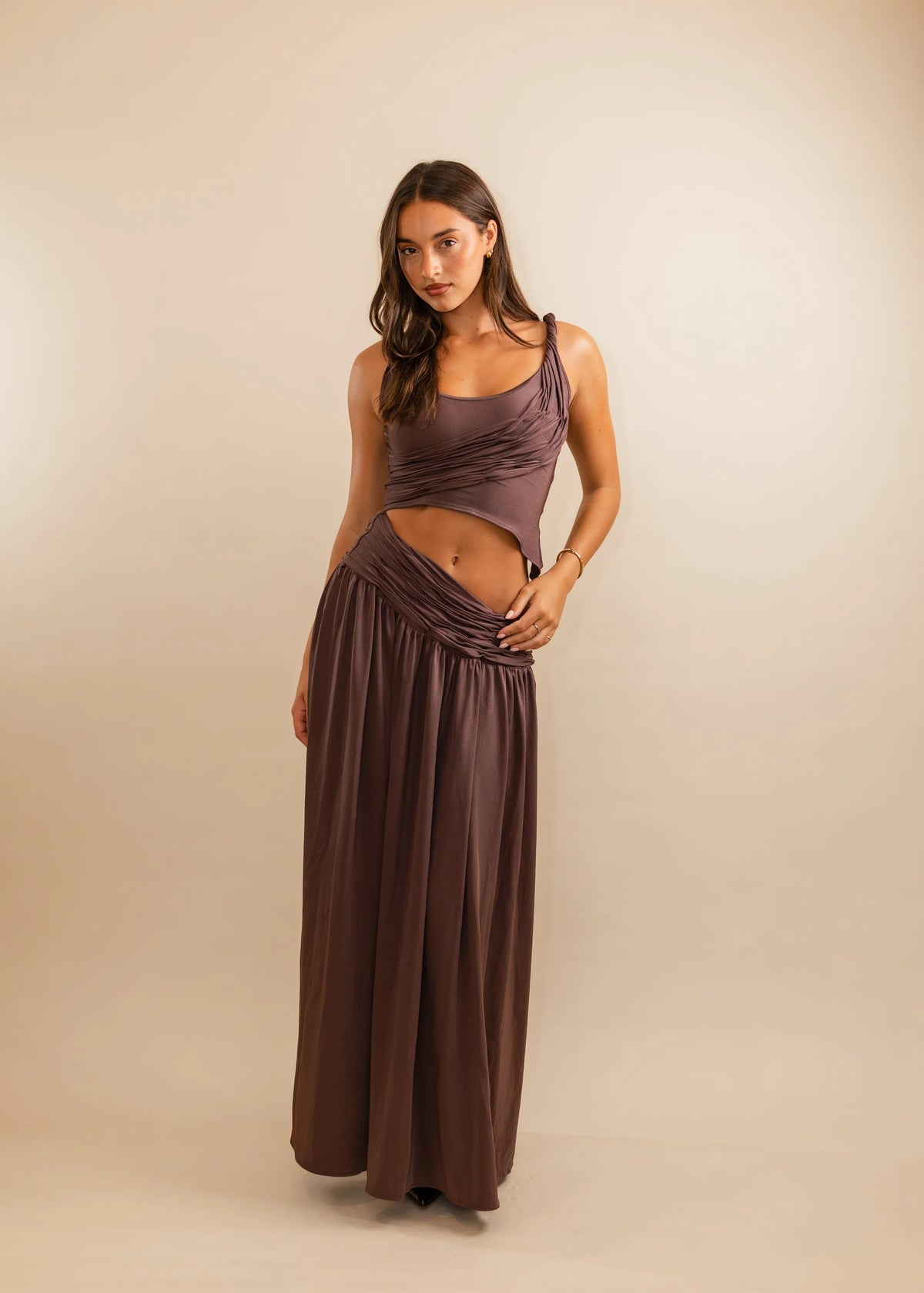 KOSTER KULTURE CALYPSO TOP PLUM & SKIRT