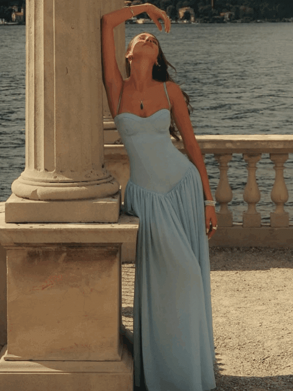 Fenity fashion Amelia Maxi Dress Blue Size 8