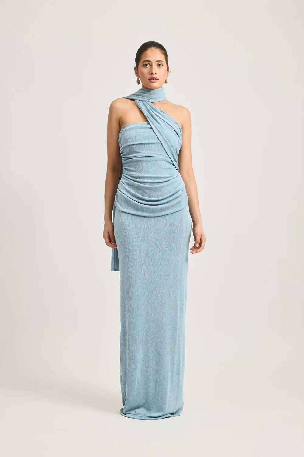Tojha Iesha Maxi Dress Powder Blue Size XS / AU 6