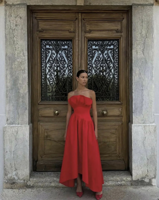 ELLIATT LAUREL SLEEVELESS MAXI DRESS IN RED SIZE 8