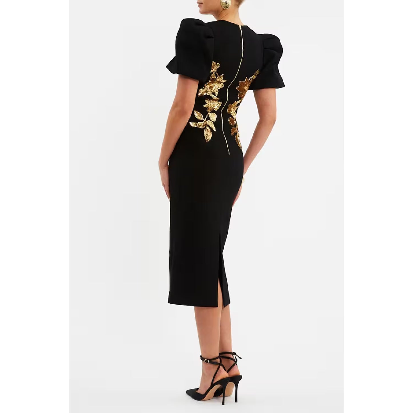 Rebecca Vallance Versailles Sequin Embellished Midi Dress Size 6