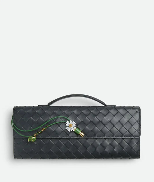 Bottega Andiamo Clutch with daisy flower closure