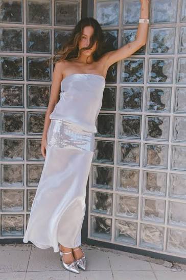 Mode Mischief Melt Maxi Dress Size S